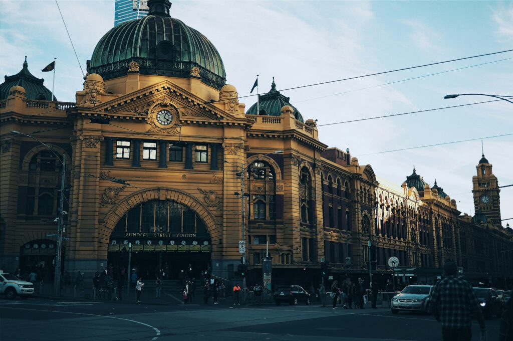 Flinders Street Railway Station, Melbourne, Australia - Viaje a Australia en Navidad y Fin de Año