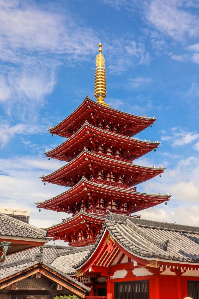 viaje Japón y Fiji templo tradicional japonés Tokio