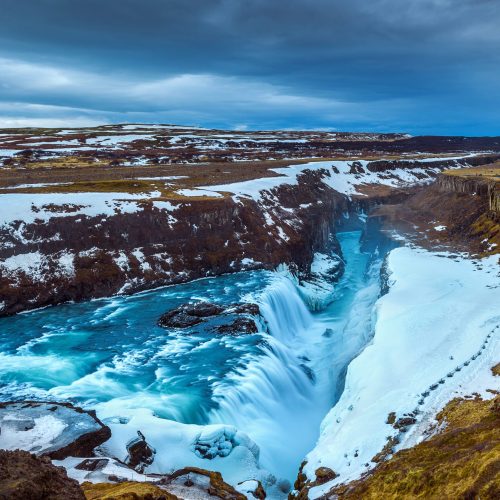Catarata Gullfoss, Islandia