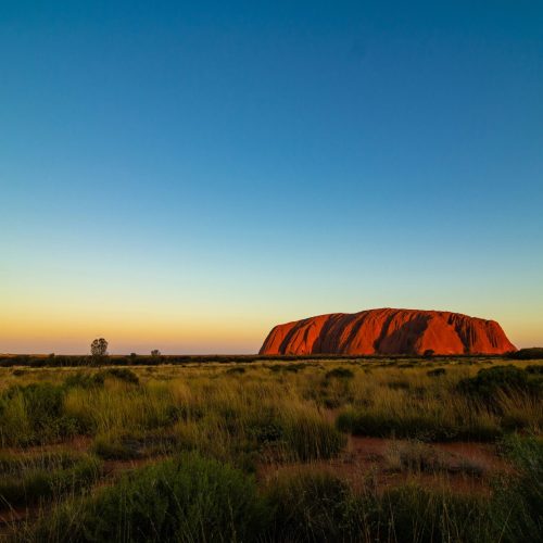 Ayer's Rock al atardecer, Uluru & Kata Tjura National Park, Australia